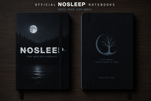 Official NoSleep Notebook — front and back cover